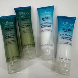 Disney Resorts H2O Sea Marine Revitalizing Shampoo Conditioner Travel Size Lot